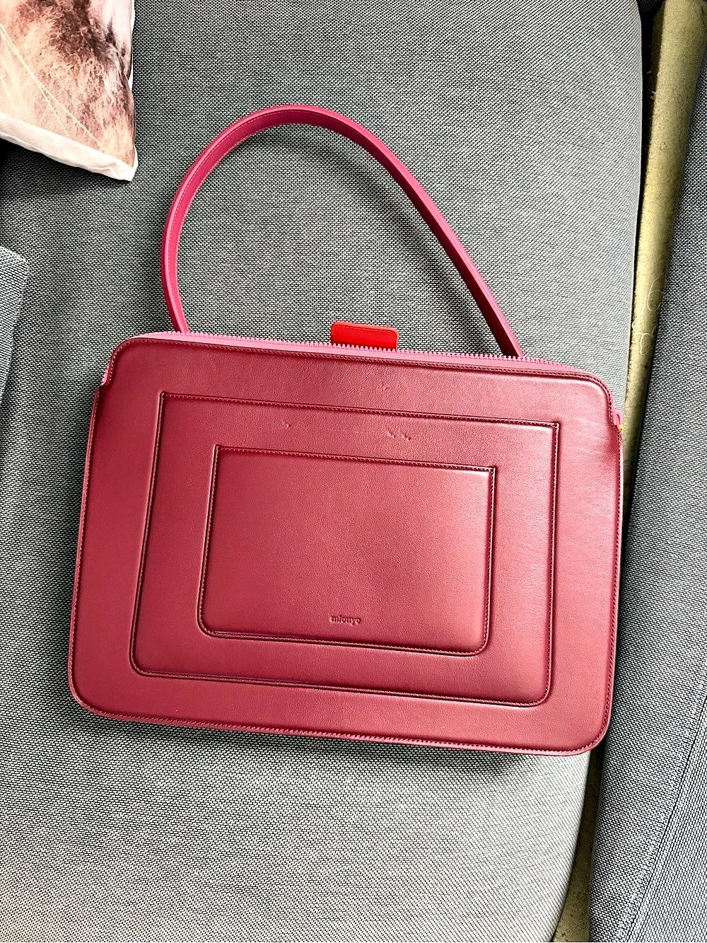 Mlouye Business Bag Red Laptop Bag